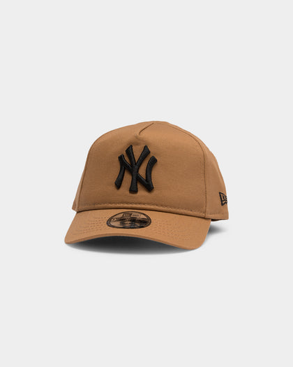New Era Infant New York Yankees 9FORTY A-Frame Stretch Fit Wheat/Black