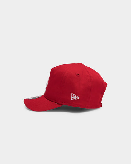 New Era Infant Los Angeles Dodgers 9FORTY A-Frame Stretch Fit Scarlet/White