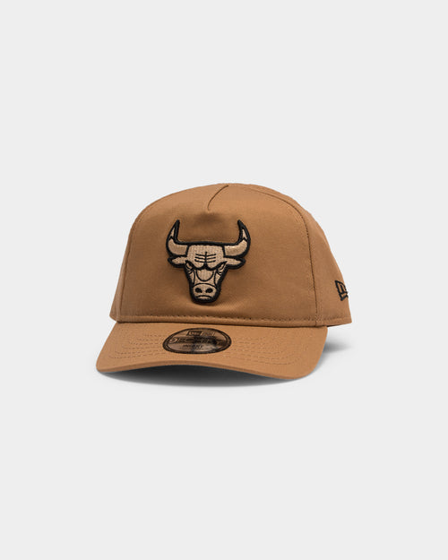 New Era Infant Chicago Bulls 9FORTY A-Frame Stretch Fit Wheat/Black