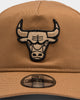 New Era Infant Chicago Bulls 9FORTY A-Frame Stretch Fit Wheat/Black