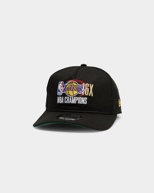 New Era Los Angeles Lakers 16X Champs CRC Old Golfer Snapback Black/OTC