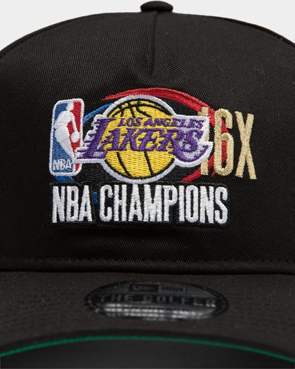 New Era Los Angeles Lakers 16X Champs CRC Old Golfer Snapback Black/OTC