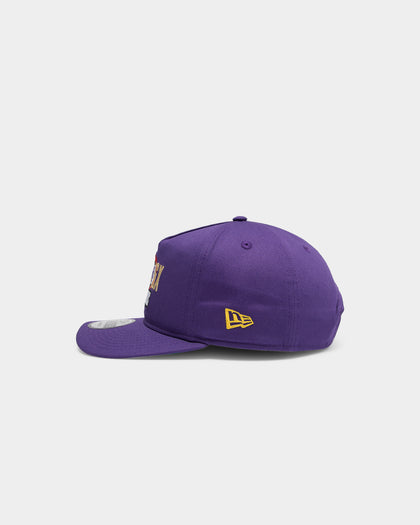 New Era Los Angeles Lakers 16X Champs CRC Old Golfer Snapback Purple/OTC