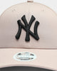 New Era Women's New York Yankees 9FORTY Strapback Stone Rose/Black