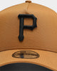 New Era Pittsburgh Pirates 9FORTY A-Frame Snapback Wheat/Black