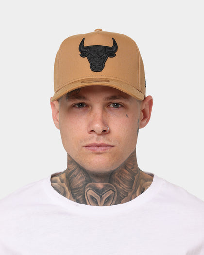 New Era Chicago Bulls 9FORTY A-Frame Snapback Wheat/Black
