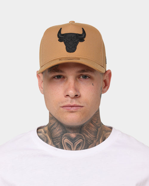 New Era Chicago Bulls 9FORTY A-Frame Snapback Wheat/Black