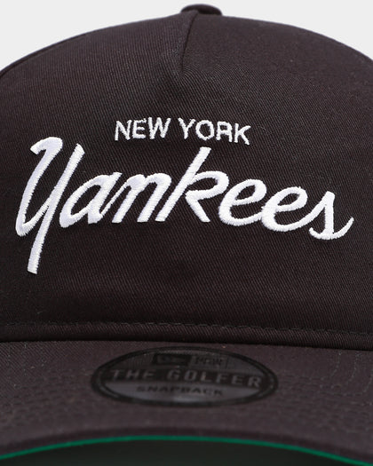 New Era New York Yankees Script Old Golfer Snapback Navy