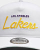 New Era Los Angeles Lakers Script Old Golfer Snapback White