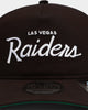 New Era Raiders Script Old Golfer Snapback Black