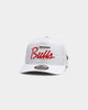 New Era Chicago Bulls Script Old Golfer Snapback White