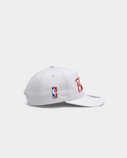 New Era Chicago Bulls Script Old Golfer Snapback White