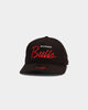 New Era Chicago Bulls Script Old Golfer Snapback Black