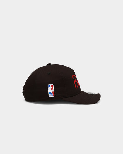 New Era Chicago Bulls Script Old Golfer Snapback Black