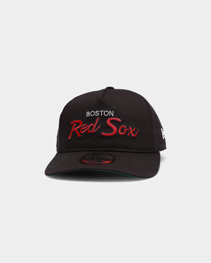 New Era Boston Red Sox Script Old Golfer Snapback Navy
