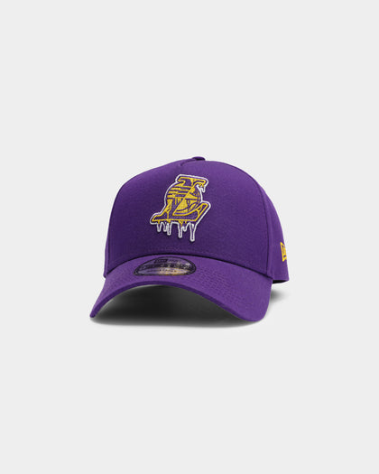 New Era Los Angeles Lakers OTC Drip 9FORTY A-Frame Snapback Purple/Yellow