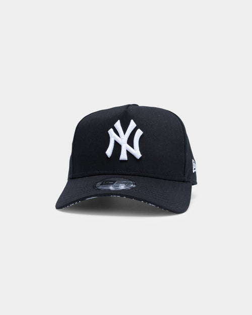 New Era New York Yankees Paisley Under Visor 9FORTY K-Frame Snapback Black/White