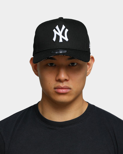 New Era New York Yankees Paisley Under Visor 9FORTY K-Frame Snapback Black/White