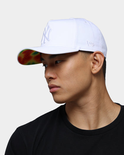 New Era New York Yankees White Heat Map Undervisor 9FORTY A-Frame Strapback White/Heat Map