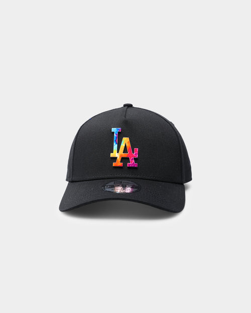 New Era Los Angeles Dodgers Metal Badge 9FORTY A-Frame Snapback Tiedye