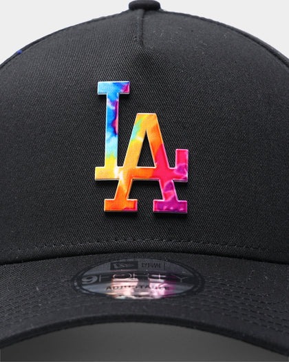 New Era Los Angeles Dodgers Metal Badge 9FORTY A-Frame Snapback Tiedye