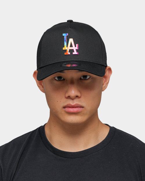 New Era Los Angeles Dodgers Metal Badge 9FORTY A-Frame Snapback Tiedye