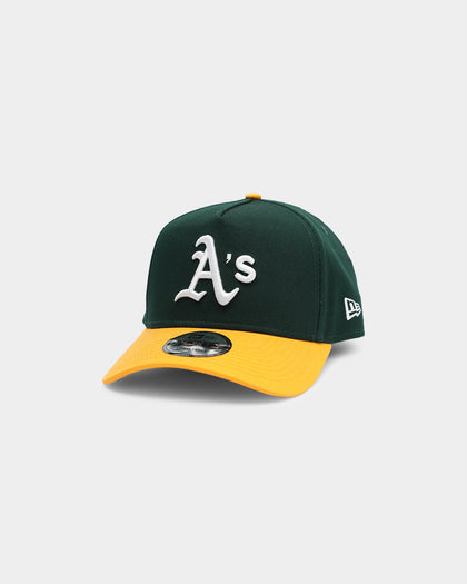 New Era Oakland Athletics OTC 9FORTY A-Frame Snapback Green/Yellow