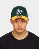 New Era Oakland Athletics OTC 9FORTY A-Frame Snapback Green/Yellow
