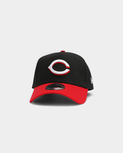 New Era Cincinnati Reds OTC 9FORTY A-Frame Snapback Black/Red