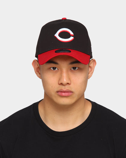 New Era Cincinnati Reds OTC 9FORTY A-Frame Snapback Black/Red