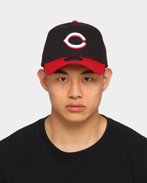 New Era Cincinnati Reds OTC 9FORTY A-Frame Snapback Black/Red