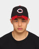 New Era Cincinnati Reds OTC 9FORTY A-Frame Snapback Black/Red