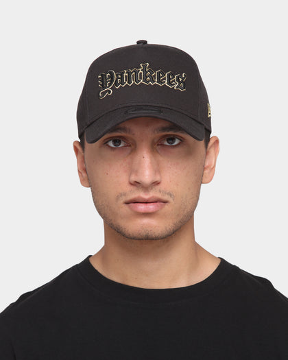 New Era New York Yankees Goth 9FORTY A-Frame Snapback Black/Gold