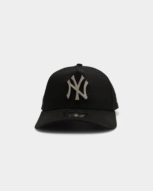 New Era New York Yankees Diamante 9FORTY A-Frame Snapback Black/Gold