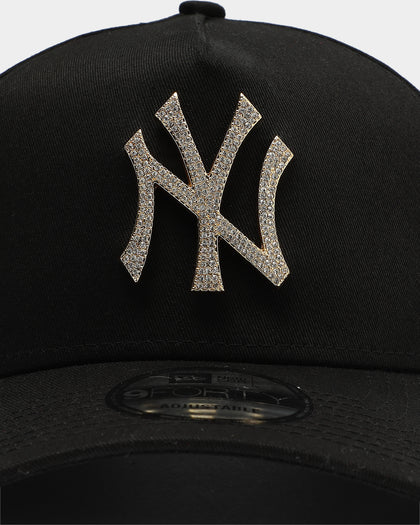 New Era New York Yankees Diamante 9FORTY A-Frame Snapback Black/Gold