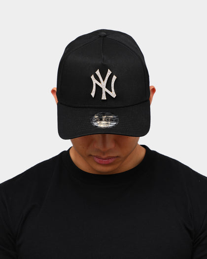 New Era New York Yankees Diamante 9FORTY A-Frame Snapback Black/Gold