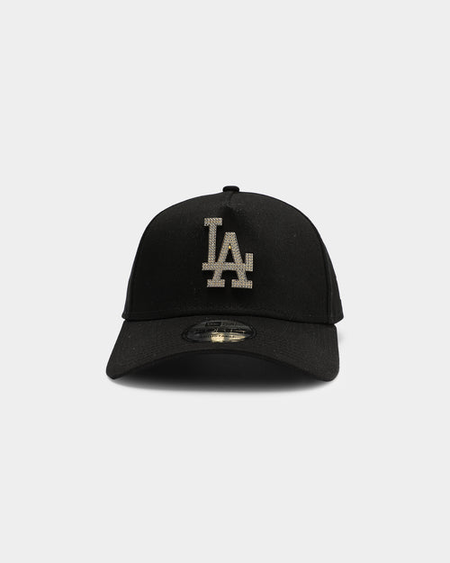 New Era Los Angeles Dodgers 'Diamante' 9FORTY A-Frame Snapback Black/Gold