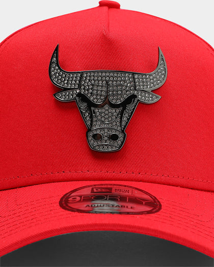 New Era Chicago Bulls Diamante 9FORTY A-Frame Snapback Red