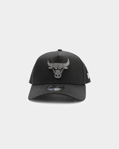 New Era Chicago Bulls 'Diamante' 9FORTY A-Frame Snapback Black/Silver