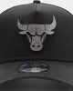 New Era Chicago Bulls 'Diamante' 9FORTY A-Frame Snapback Black/Silver