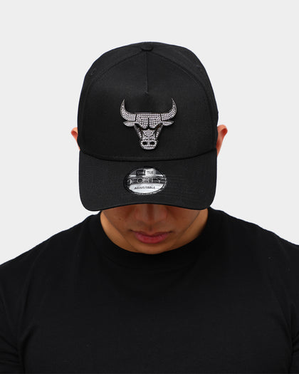 New Era Chicago Bulls 'Diamante' 9FORTY A-Frame Snapback Black/Silver