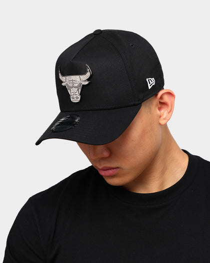 New Era Chicago Bulls 'Diamante' 9FORTY A-Frame Snapback Black/Silver