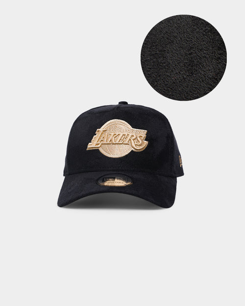 New Era Los Angeles Lakers 'Black/Tan Suede' 9FORTY K-Frame Strapback Black/Tan