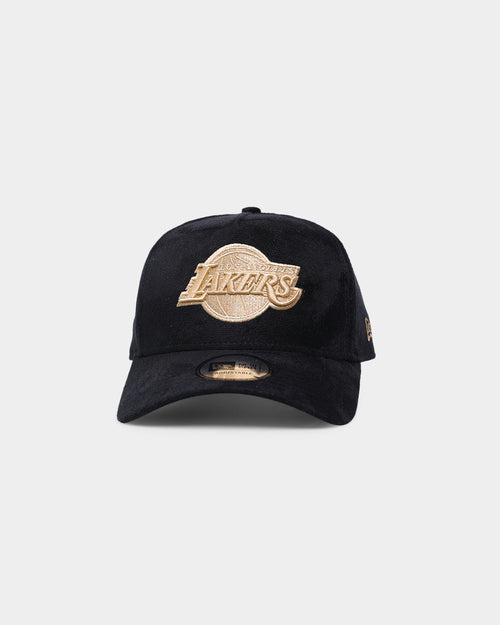 New Era Los Angeles Lakers 'Black/Tan Suede' 9FORTY K-Frame Strapback Black/Tan