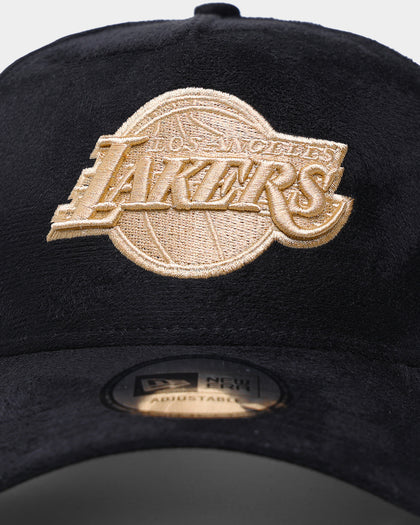 New Era Los Angeles Lakers 'Black/Tan Suede' 9FORTY K-Frame Strapback Black/Tan