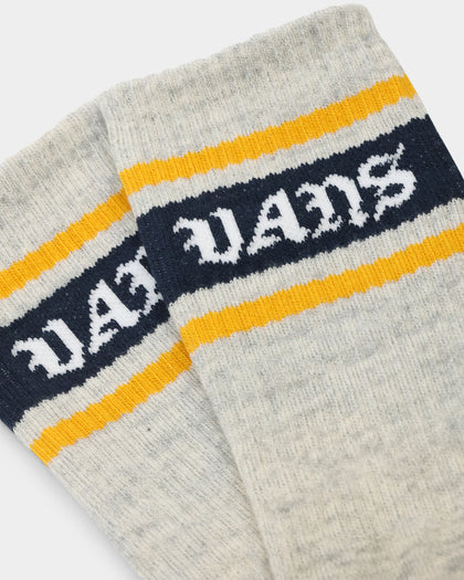 Vans Stripe Crew Socks (6.5-9) Ash Heather