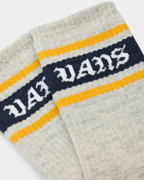 Vans Stripe Crew Socks (6.5-9) Ash Heather