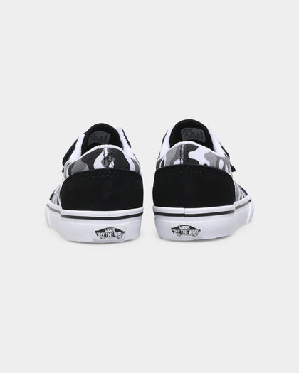 Vans Toddler Old Skool V Primary Camo Black/True White