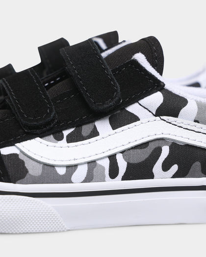 Vans Toddler Old Skool V Primary Camo Black/True White