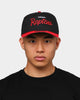 New Era Toronto Raptors 2-Tone Script Old Golfer Snapback Black/Red